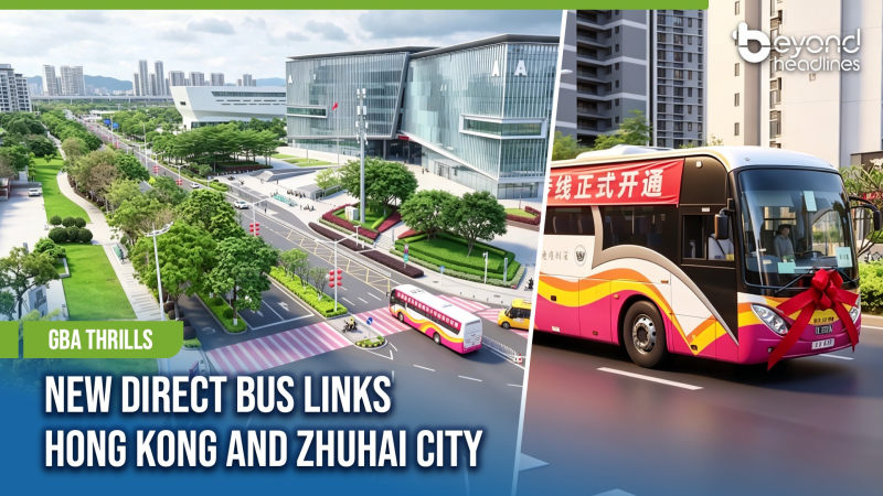 [GBA Thrills] New Direct Bus Links Hong Kong and Zhuhai City