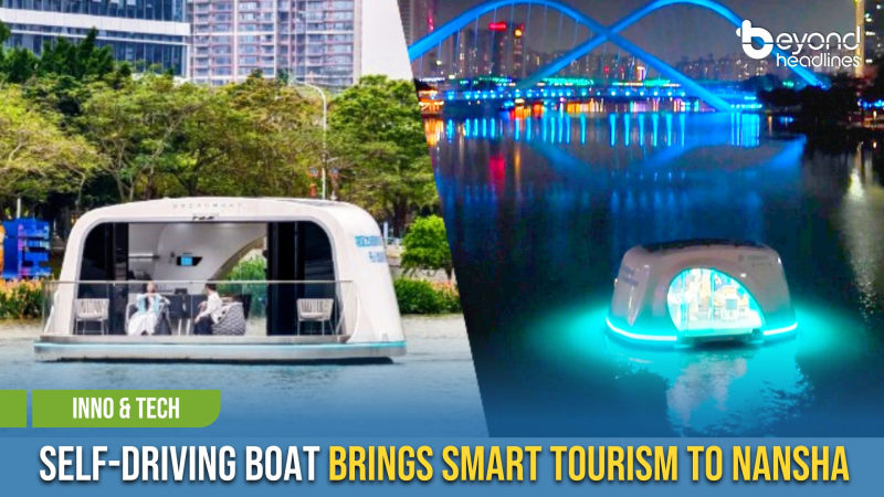 [Inno & Tech] Self-Driving Boat Brings Smart Tourism to Nansha
