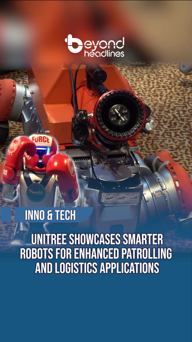 [Inno & Tech] Unitree Showcases Smarter Robots for Enhanced Patrolling and Logistics Applications