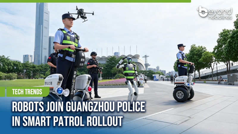 [Tech Trends] Robots Join Guangzhou Police in Smart Patrol Rollout