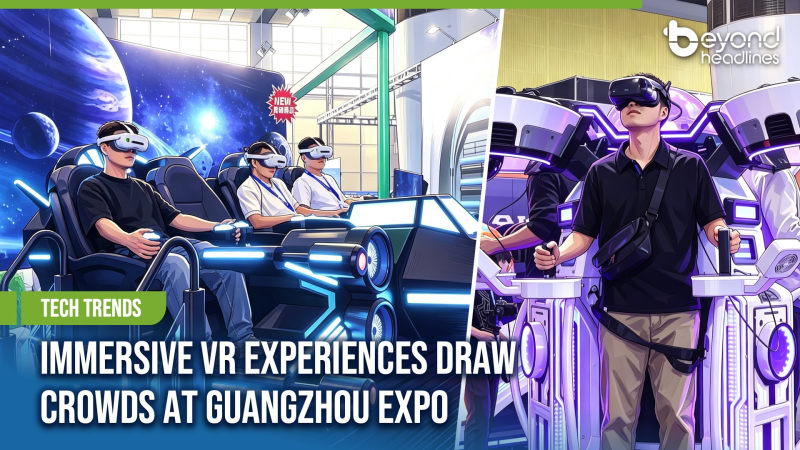 [Tech Trends] Immersive VR Experiences Draw Crowds at Guangzhou Expo
