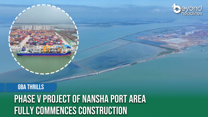 [GBA Thrills] Phase V Project of Nansha Port Area Fully Commences Construction