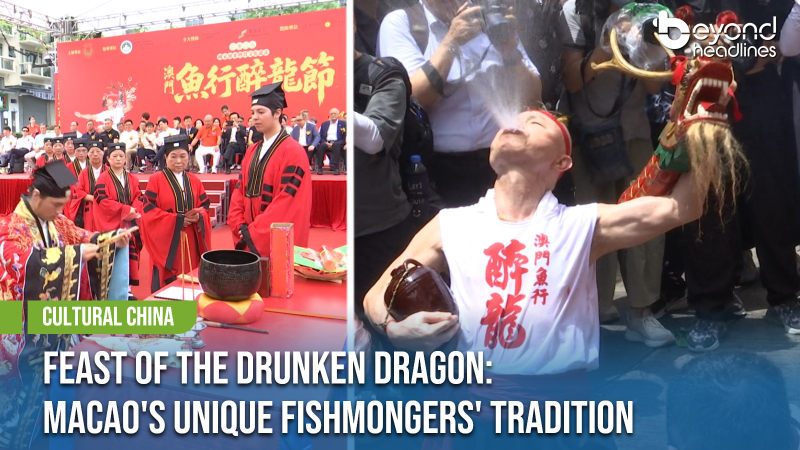 [Cultural China] Feast of the Drunken Dragon: Macao's Unique Fishmongers' Tradition