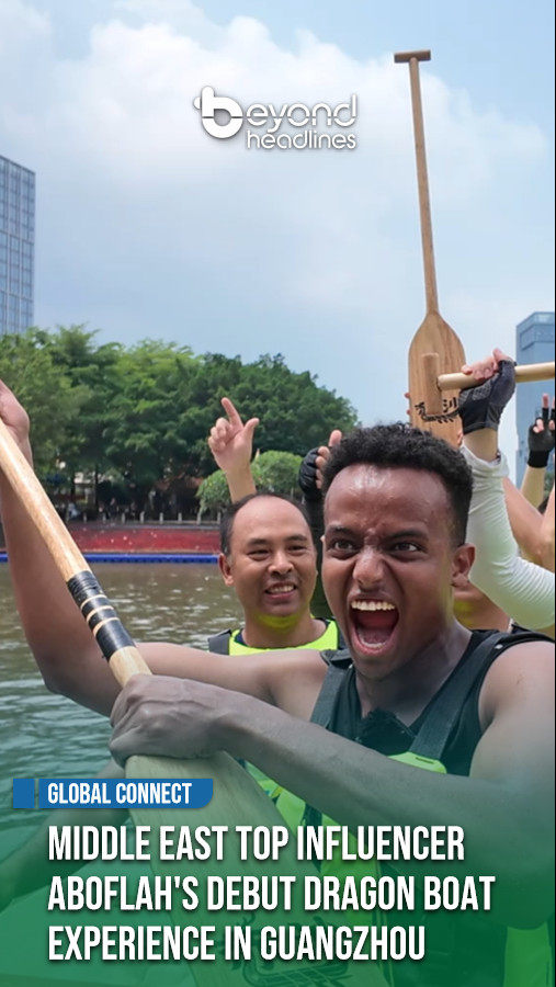 [Global Connect] Middle East Top Influencer AboFlah’s Debut Dragon Boat Experience in Guangzhou