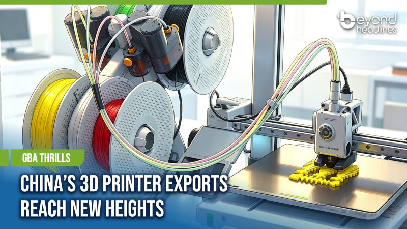 [GBA Thrills] China’s 3D Printer Exports Reach New Heights