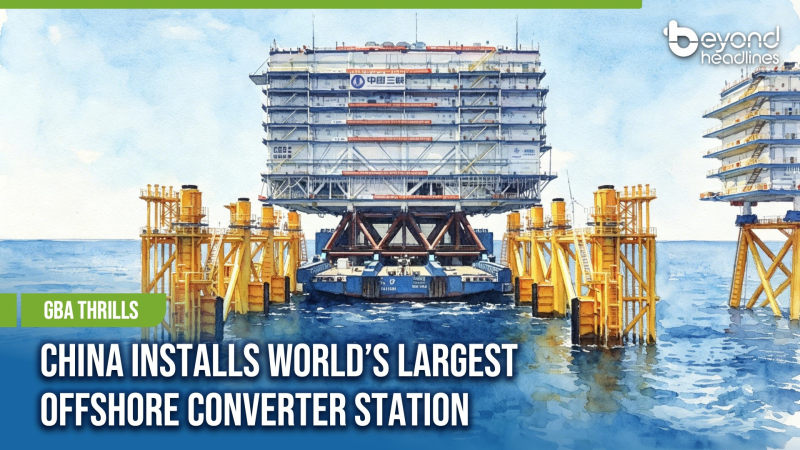 [GBA Thrills] China Installs World’s Largest Offshore Converter Station