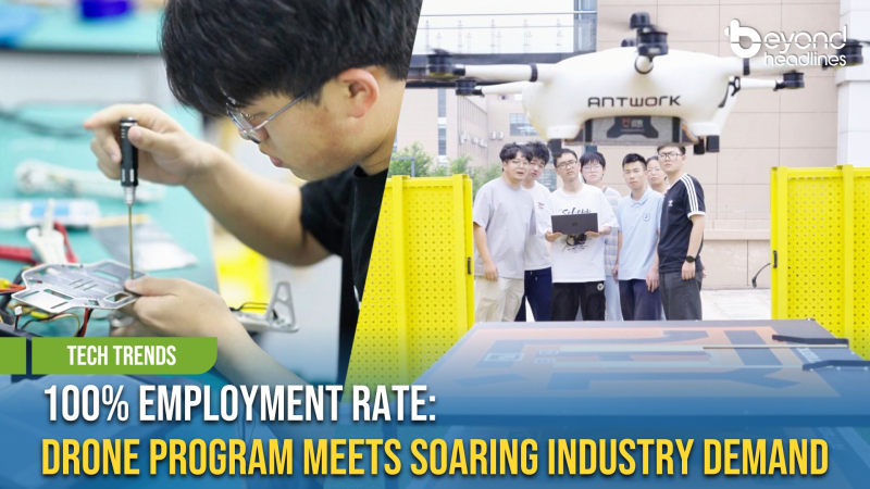 [Tech Trends] 100% Employment Rate: Drone Program Meets Soaring Industry Demand