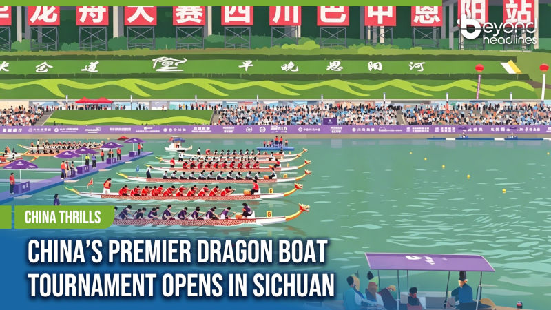 [China Thrills] China’s Premier Dragon Boat Tournament Opens in Sichuan