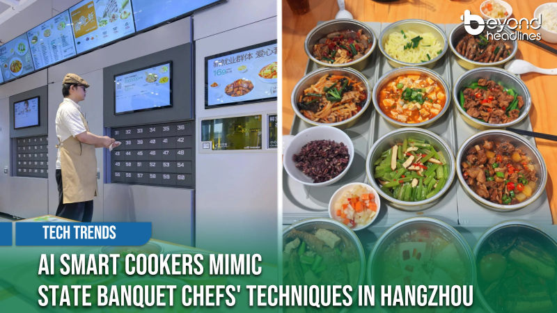 [Tech Trends] AI Smart Cookers Mimic State Banquet Chefs' Techniques in Hangzhou