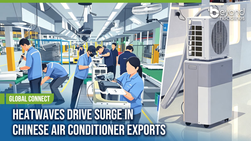 [Global Connect] Heatwaves Drive Surge in Chinese Air Conditioner Exports