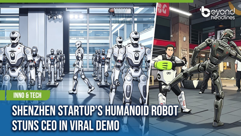 [Inno & Tech] Shenzhen Startup’s Humanoid Robot Stuns CEO in Viral Demo