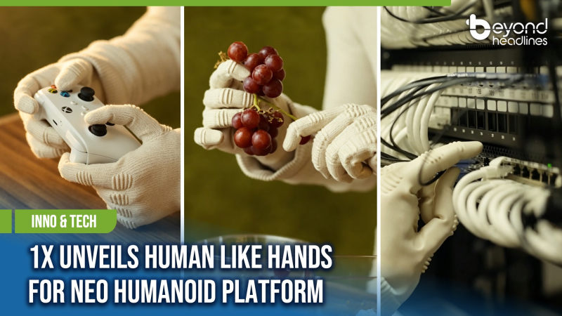[Inno & Tech] 1X Unveils Human Like Hands for Neo Humanoid Platform
