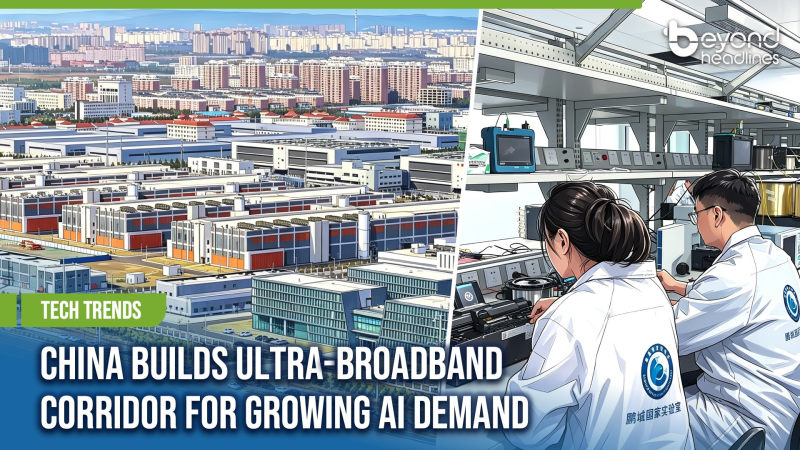 [Tech Trends] China Builds Ultra-Broadband Corridor for Growing AI Demand