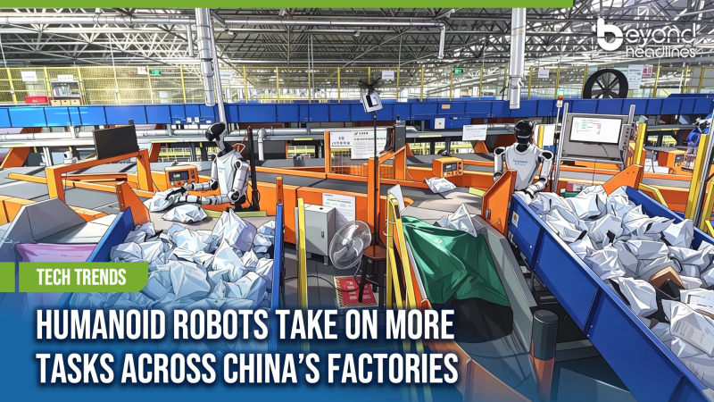 [Tech Trends] Humanoid Robots Take on More Tasks Across China’s Factories