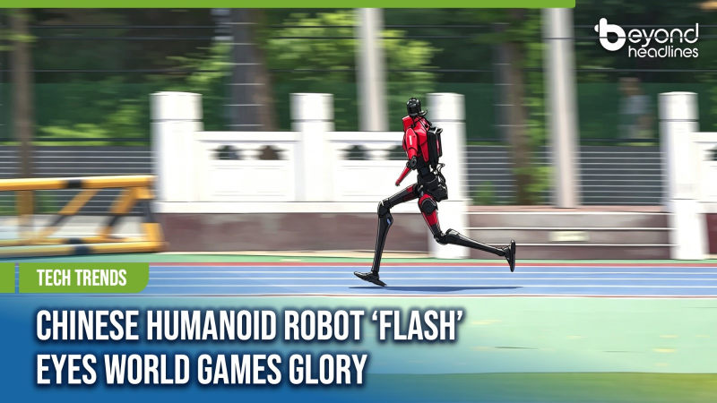 [Tech Trends] Chinese Humanoid Robot ‘Flash’ Eyes World Games Glory