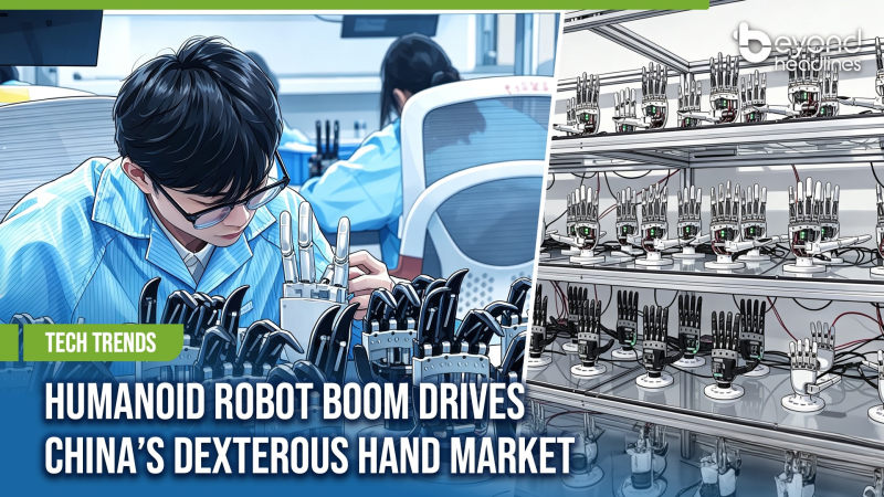 [Tech Trends] Humanoid Robot Boom Drives China’s Dexterous Hand Market
