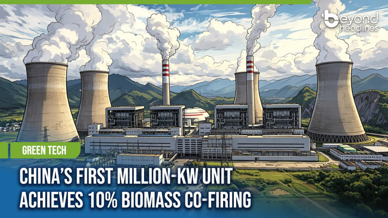 [Green Tech] China’s First Million-kW Unit Achieves 10% Biomass Co-Firing