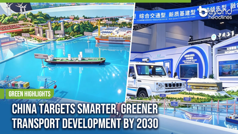 [Green Highlights] China Targets Smarter, Greener Transport Development by 2030