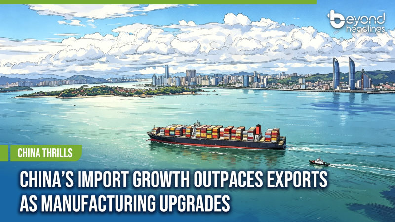 [China Thrills] China’s Import Growth Outpaces Exports as Manufacturing Upgrades