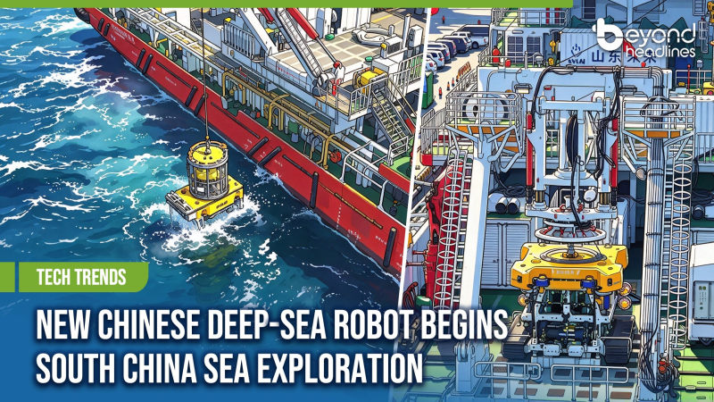 [Tech Trends] New Chinese Deep-Sea Robot Begins South China Sea Exploration