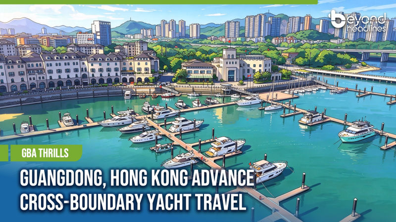 [GBA Thrills] Guangdong, Hong Kong Advance Cross-Boundary Yacht Travel