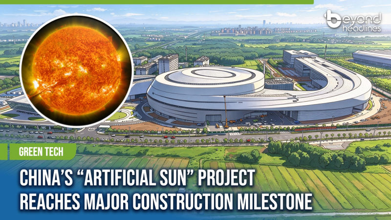 [Green Tech] China’s “Artificial Sun” Project Reaches Major Construction Milestone