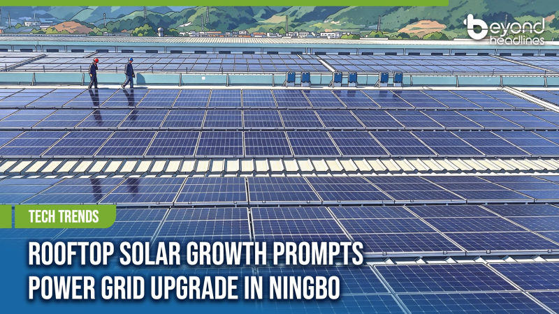 [Tech Trends] Rooftop Solar Growth Prompts Power Grid Upgrade in Ningbo