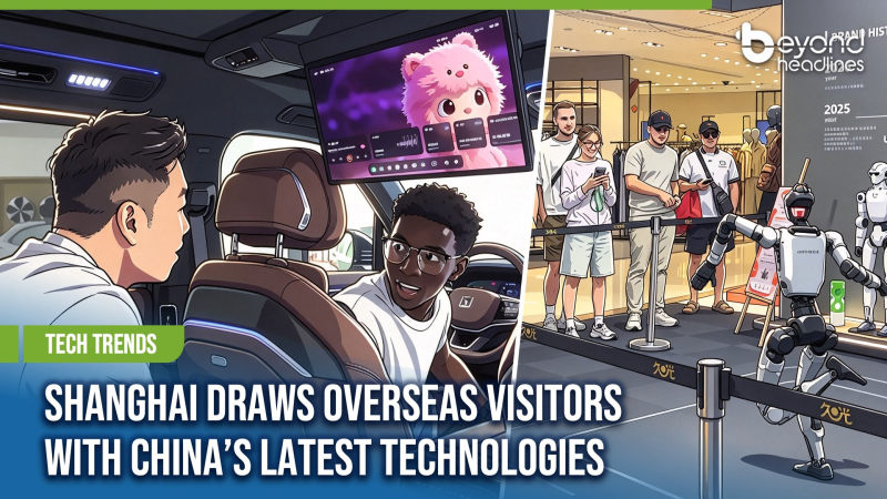 [Tech Trends] Shanghai Draws Overseas Visitors With China’s Latest Technologies
