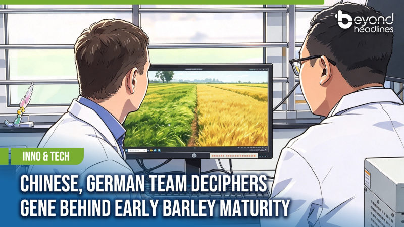 [Inno & Tech] Chinese, German Team Deciphers Gene Behind Early Barley Maturity